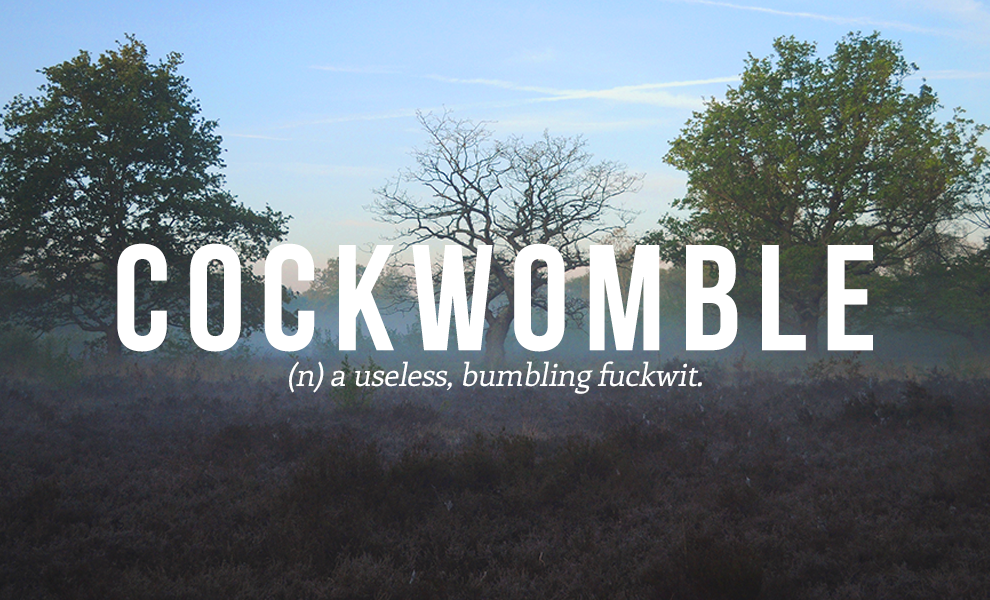 cockwomble definition